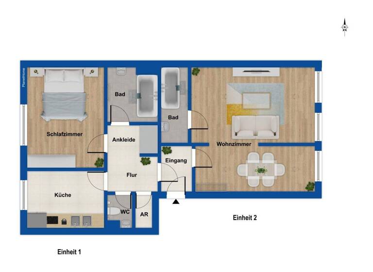 Wohnung zum Kauf 399.000 € 2 Zimmer 68,8 m² EG Moosach München 80992