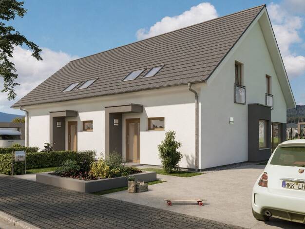 Doppelhaushälfte zum Kauf 545.000 € 5 Zimmer 130 m² 400 m² Grundstück Unterthürheim Buttenwiesen 86647