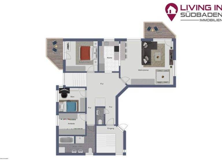 Maisonette zum Kauf 850.000 € 4,5 Zimmer 132 m² 1. Geschoss Merzhausen 79249