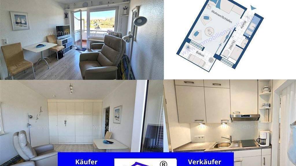 Sonstiges zum Kauf als Kapitalanlage geeignet 139.900 € 1 Zimmer 23 m² Wyk auf Föhr 25938