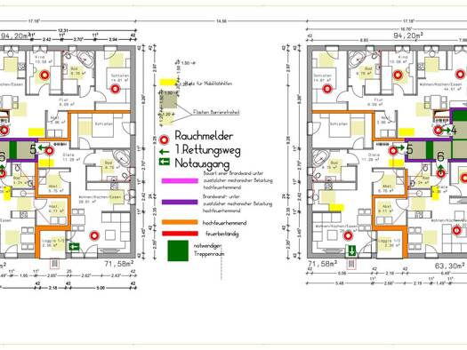 Mehrfamilienhaus zum Kauf - Erstbezug provisionsfrei als Kapitalanlage geeignet 3.609.000 € 22 Zimmer 720 m² 888 m² Grundstück Kernstadt Paderborn 33098