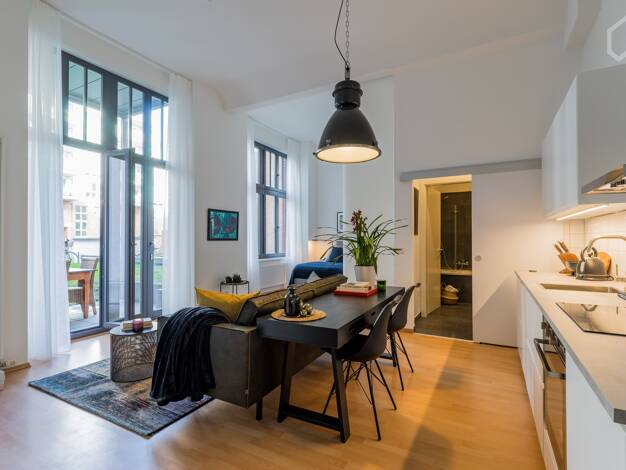 Studio zur Miete Wohnen auf Zeit 1.800 € 1 Zimmer 46 m² frei ab sofort Friedrichshain Berlin 10243
