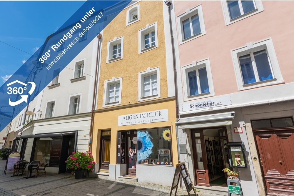 Wohnung zur Miete 720 € 2 Zimmer 46,3 m²<br/>Wohnfläche 2.<br/>Geschoss 01.05.2025<br/>Verfügbarkeit Grabengasse 19 Altstadt Passau 94032