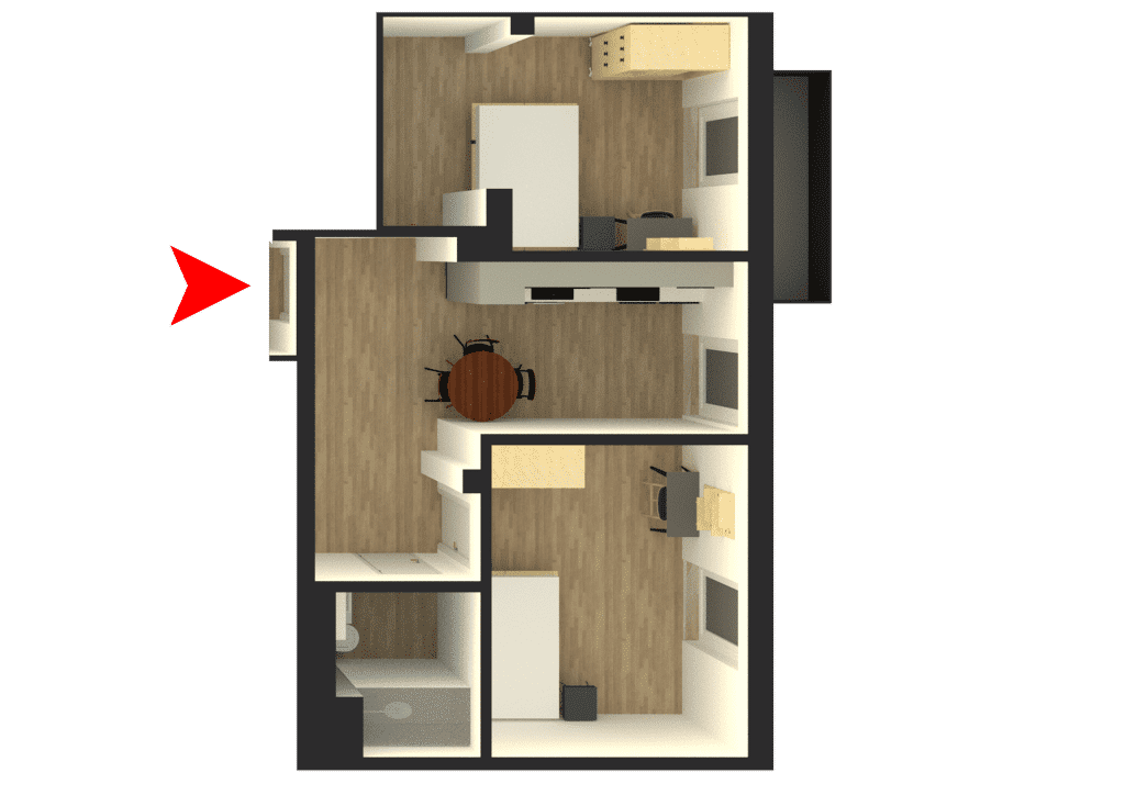 Wohnung zur Miete Wohnen auf Zeit 825 € 2 Zimmer 13,8 m²<br/>Wohnfläche 04.02.2025<br/>Verfügbarkeit Müllerstraße 55A Wedding Berlin 13349