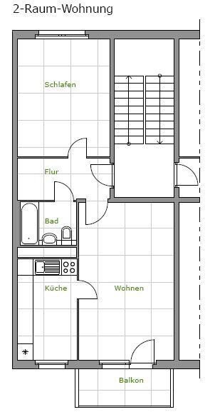 Wohnung zur Miete 441 € 2 Zimmer 54,3 m²<br/>Wohnfläche 4.<br/>Geschoss 26.01.2025<br/>Verfügbarkeit Am Grund 20 Lausen-Grünau Leipzig 04207