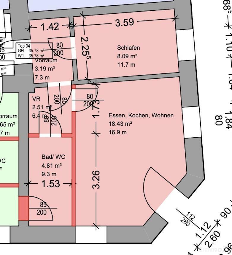 Wohnung zur Miete 330 € 2 Zimmer 35,8 m²<br/>Wohnfläche 1.<br/>Geschoss Eggenberg Graz 8020