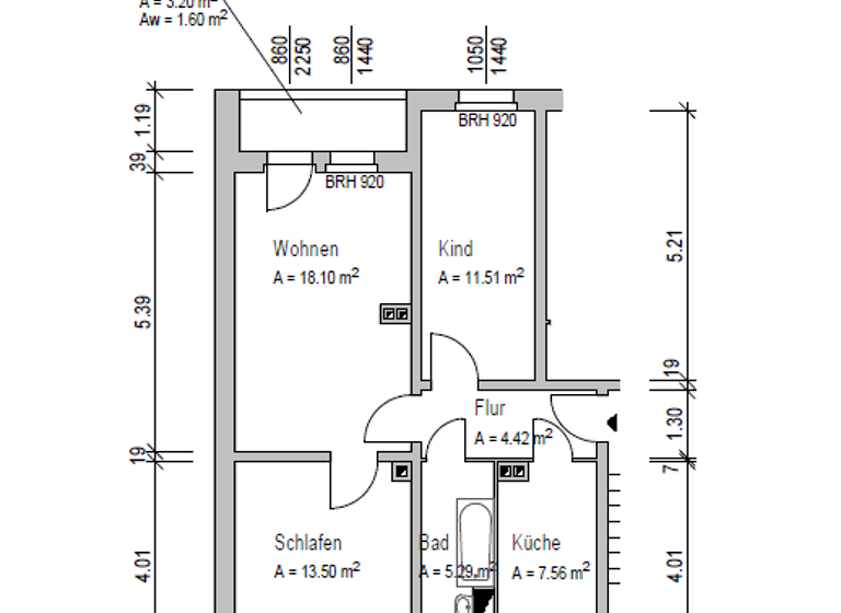 Wohnung zur Miete 380 € 3 Zimmer 63,3 m² frei ab sofort Drebach 09430