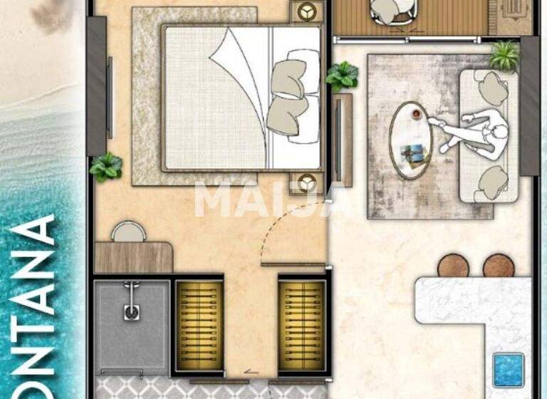 Studio zum Kauf 123.833 € 2 Zimmer 37 m² 23. Geschoss Chaiyapruek Soi 1 Pattaya 20150