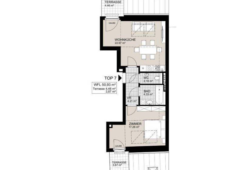 Wohnung zum Kauf - Erstbezug 288.000 € 2 Zimmer 51 m² Wien,Simmering 1110