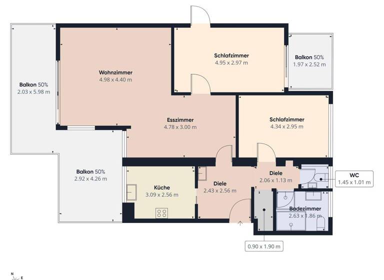 Studio zum Kauf 455.000 € 1 Zimmer 103 m² 5 Geschosse frei ab 01.05.2027 Haunstetten Augsburg 86179