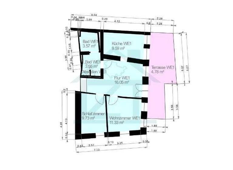 Wohnung zur Miete 399 € 2 Zimmer 76,3 m² Kahla 07768