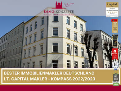 Wohnung zur Miete 520 € 2 Zimmer 52 m² Fritz-Reuter-Str. 30 Paulsstadt Schwerin 19053
