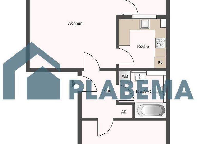 Wohnung zur Miete 850 € 2 Zimmer 59,4 m² 1. Geschoss frei ab 01.05.2026 Rotbuchenring 19 Lindenberg Neubrandenburg 17033