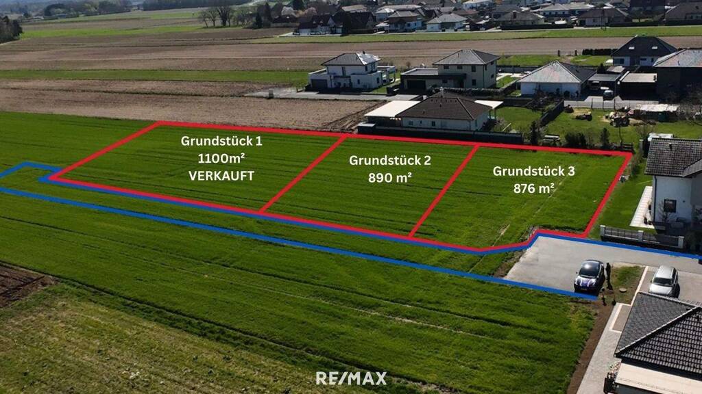 Grundstück zum Kauf 159.900 € 890 m² Grundstück Kornblumenweg Gralla 8431