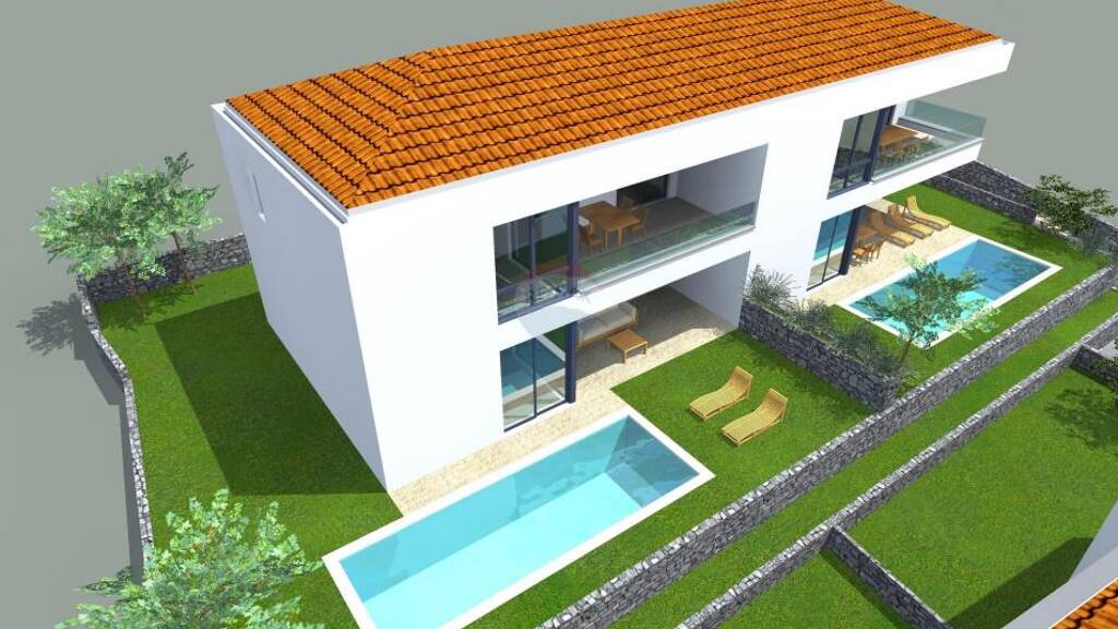 Doppelhaushälfte zum Kauf 680.000 € 5 Zimmer 180 m² 120 m² Grundstück Malinska-Dubasnica 51511