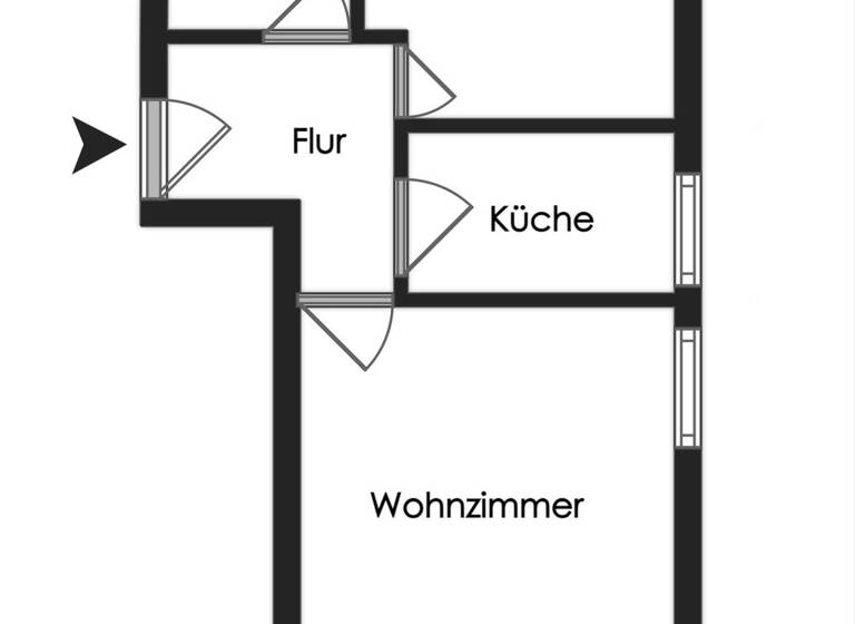 Wohnung zur Miete 595 € 2 Zimmer 58,3 m² Westerstede 26655