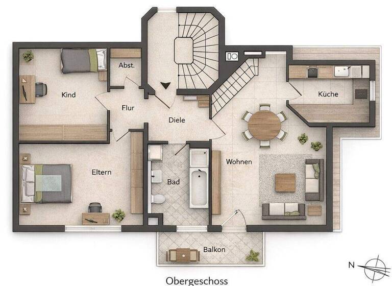 Wohnung zum Kauf 369.000 € 4 Zimmer 100 m² Bad Abbach 93077