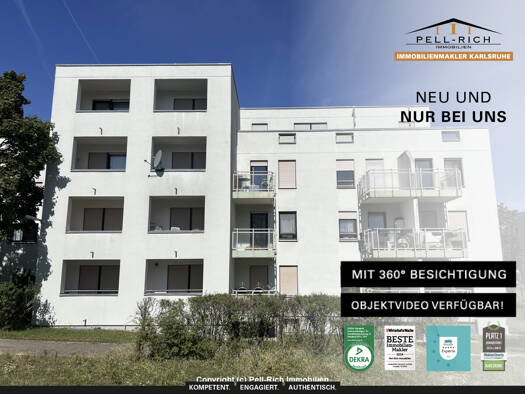 Wohnung zum Kauf 250.000 € 2 Zimmer 73 m² 3. Geschoss Neureut Karlsruhe 76149