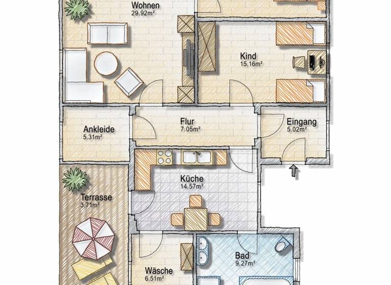 Einfamilienhaus zum Kauf 299.000 € 6 Zimmer 136,2 m²<br/>Wohnfläche 1.239 m²<br/>Grundstück Wathlingen Wathlingen 29339