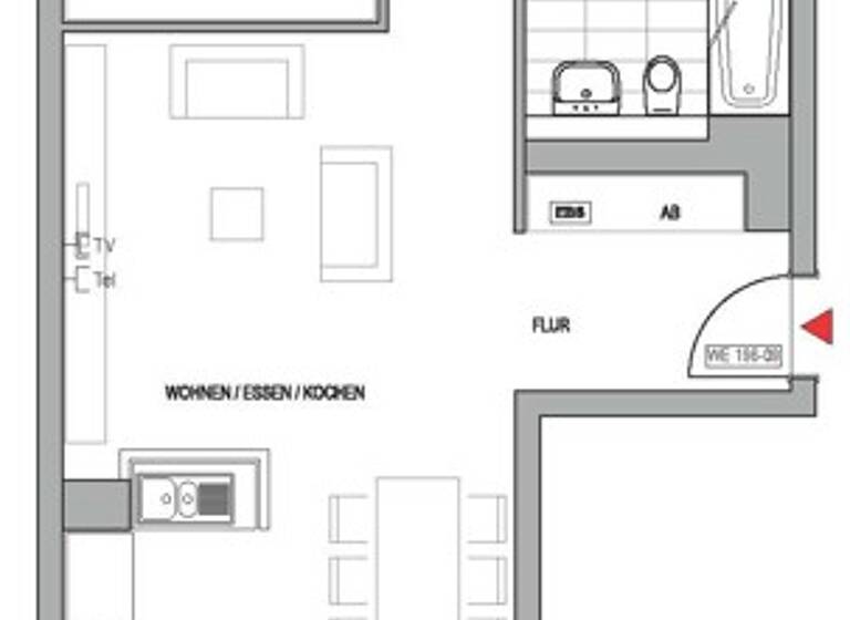Wohnung zur Miete 1.382 € 3 Zimmer 79,1 m²<br/>Wohnfläche 2.<br/>Geschoss 01.06.2025<br/>Verfügbarkeit Marc-Chagall-Straße 196 Pempelfort Düsseldorf-Pempelfort 40477