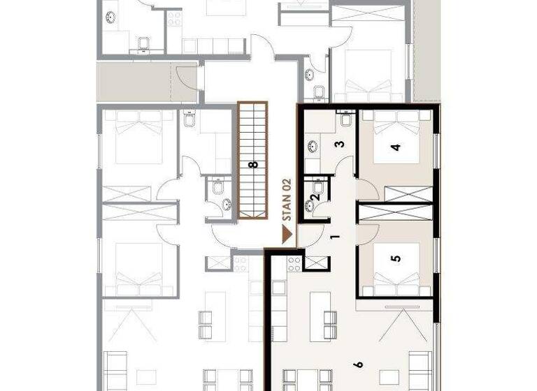 Wohnung zum Kauf - Erstbezug 545.000 € 3 Zimmer 69,9 m² frei ab 01.05.2026 Privlaka 23233