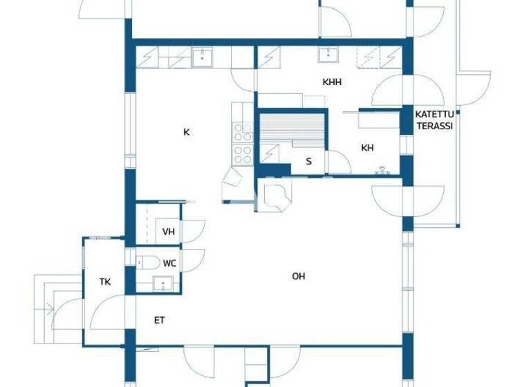 Einfamilienhaus zum Kauf 64.000 € 3 Zimmer 82 m² 940 m² Grundstück Hanhikkitie 6 Keminmaa 94400