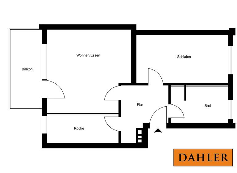 Wohnung zum Kauf 249.900 € 2 Zimmer 67,3 m²<br/>Wohnfläche Alterlangen Erlangen / Alterlangen 91056