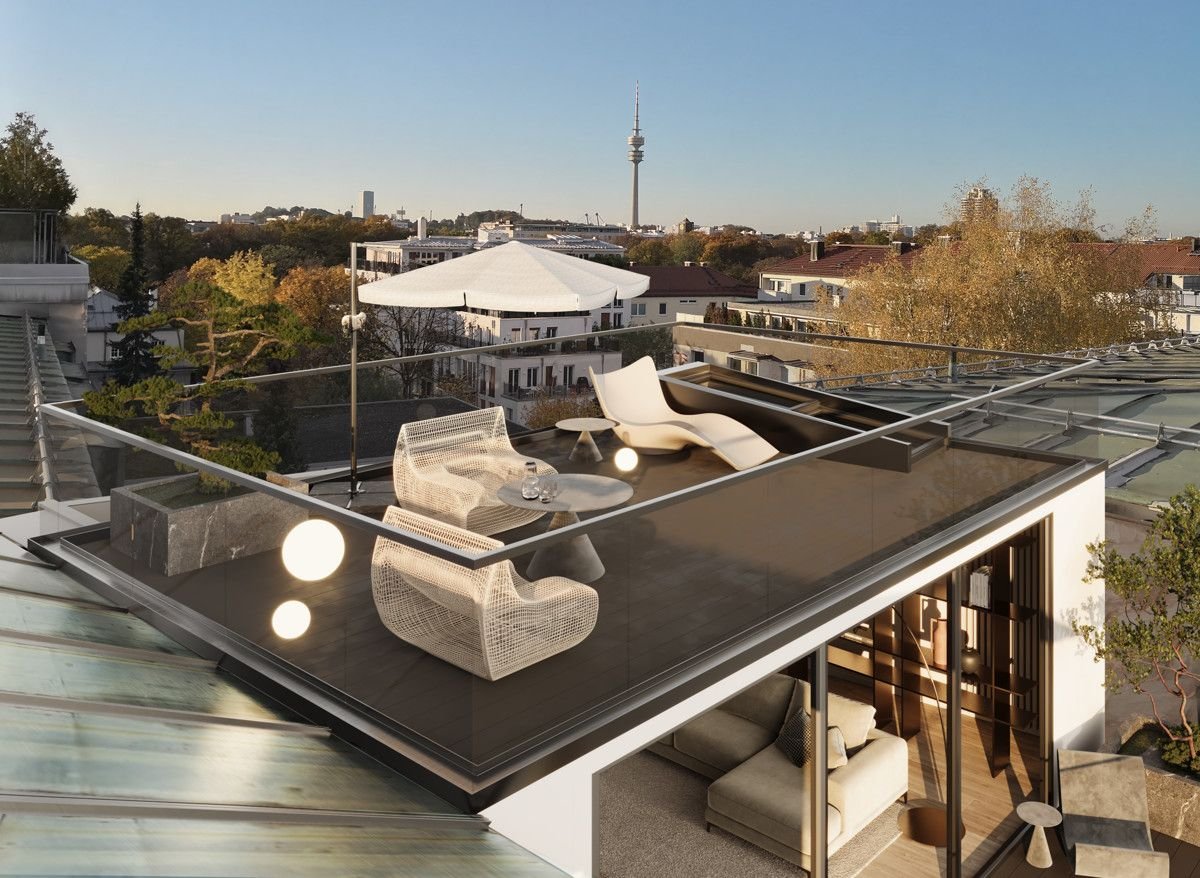 Penthouse zum Kauf 1.750.000 € 5 Zimmer 161 m²<br/>Wohnfläche Am Luitpoldpark München 80796