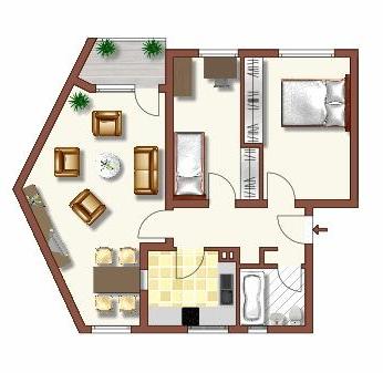 Wohnung zur Miete 579 € 3 Zimmer 66 m²<br/>Wohnfläche 1.<br/>Geschoss Gatherhofstraße 110 Gatherhof Krefeld 47804