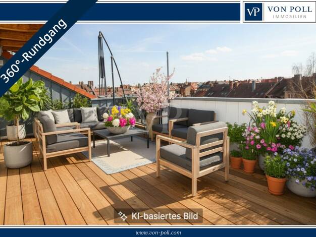 Wohnung zum Kauf 389.000 € 3 Zimmer 112,2 m² 6. Geschoss Rabus Nürnberg 90459