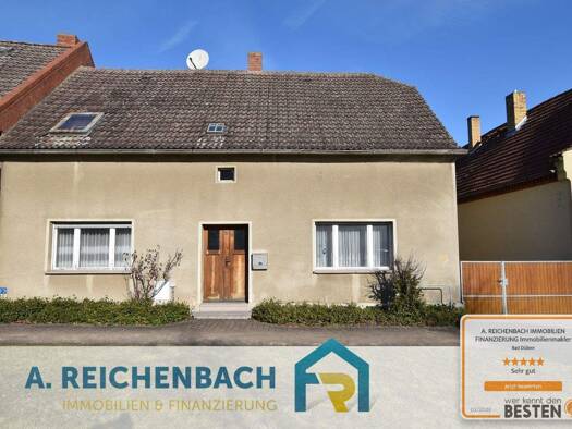 Doppelhaushälfte zum Kauf 40.000 € 5 Zimmer 101 m² 1.974 m² Grundstück frei ab sofort Rackither Dorfstraße 59 Rackith Kemberg 06901