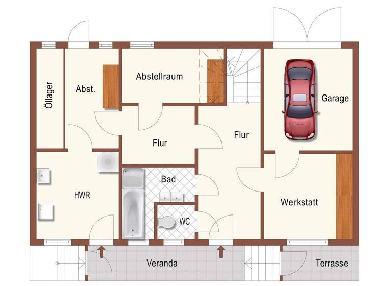 Einfamilienhaus zum Kauf 79.000 € 5 Zimmer 122 m² 1.020 m² Grundstück Wernsdorf Penig 09322