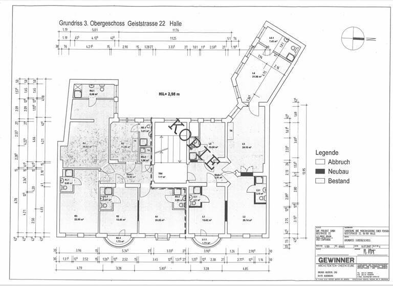Mehrfamilienhaus zur Miete 40 Zimmer 1.100 m² 419 m² Grundstück Geiststraße 22 Innenstadt Halle / Mitte 06108
