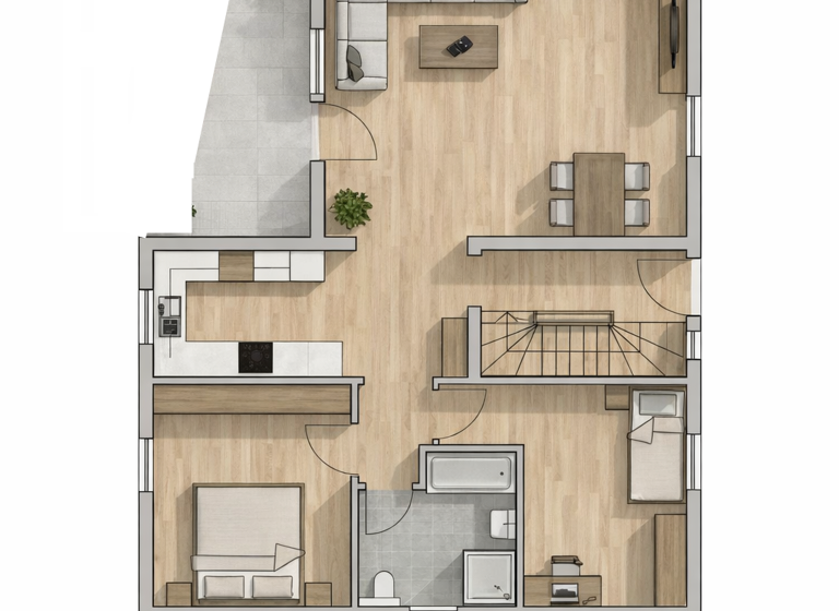 Wohnung zum Kauf 220.000 € 3 Zimmer 76,4 m² 1. Geschoss Talheim 74388