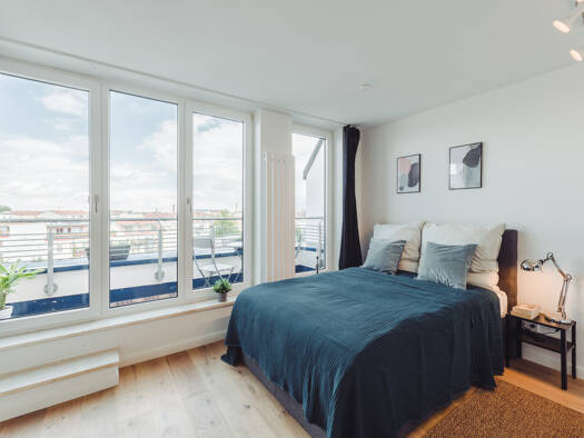 Wohnung zur Miete 1.200 € 1 Zimmer 25 m² 7. Geschoss frei ab sofort Schwedter Straße 45/46 Prenzlauer Berg Berlin 10435
