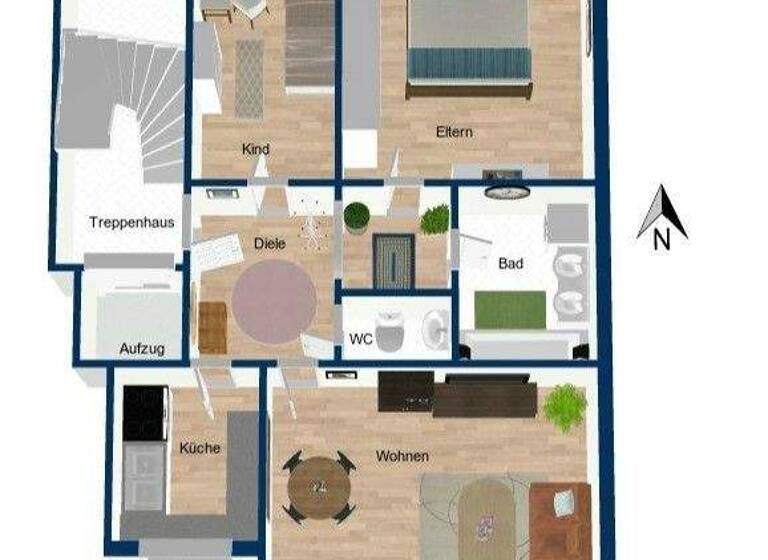 Wohnung zum Kauf 225.000 € 3 Zimmer 74,6 m² 3. Geschoss Schwabach 91126
