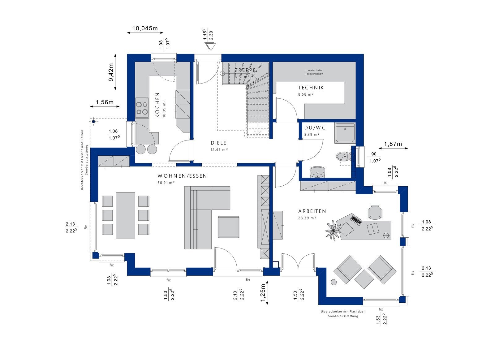 Einfamilienhaus zum Kauf 749.450 € 5 Zimmer 160 m²<br/>Wohnfläche 1.100 m²<br/>Grundstück Wohltorf 21521