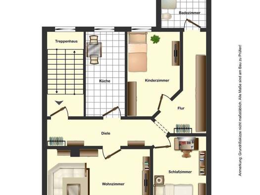 Wohnung zur Miete 475 € 3 Zimmer 81 m² 1. Geschoss frei ab sofort Schönebeck Schönebeck (Elbe) 39218