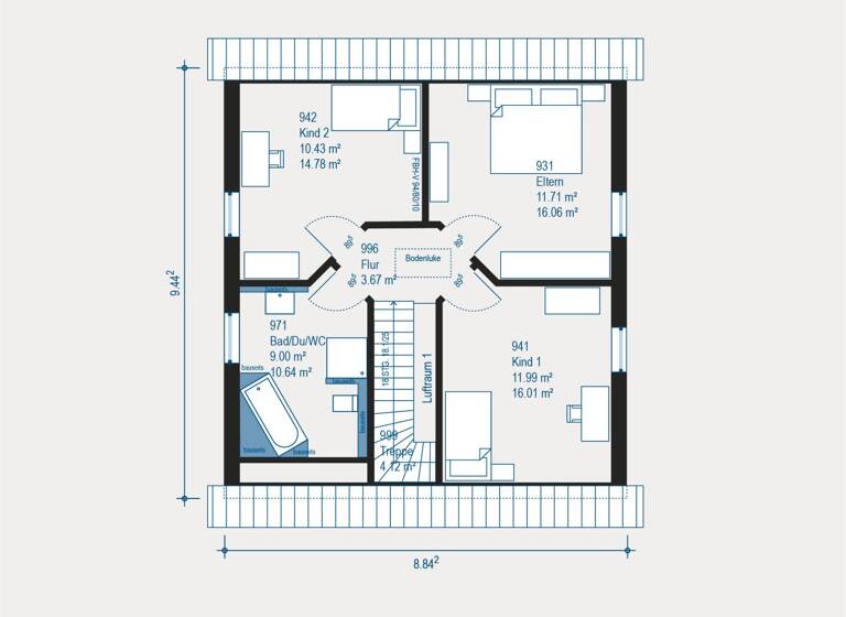 Haus zum Kauf 534.600 € 4 Zimmer 115 m² 490 m² Grundstück Wiemelhausen Bochum Weitmar 44795