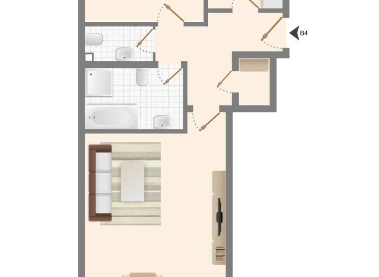 Wohnung zum Kauf provisionsfrei als Kapitalanlage geeignet 209.451 € 2 Zimmer 66 m²<br/>Wohnfläche Geißäckerstrasse 23 Burgfarrnbach Fürth 90768