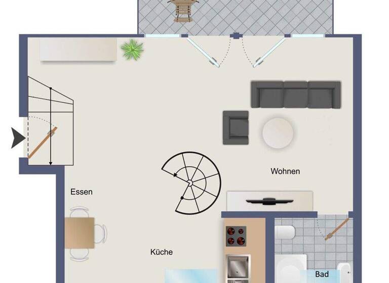 Wohnung zum Kauf 235.000 € 1,5 Zimmer 50,6 m² 3. Geschoss Speyer 67346