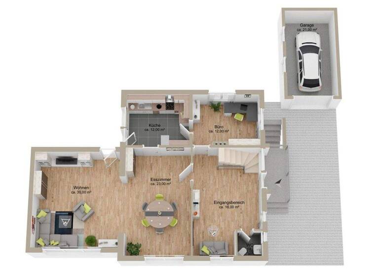 Einfamilienhaus zum Kauf 349.000 € 5 Zimmer 160 m² 481 m² Grundstück Dollern 21739