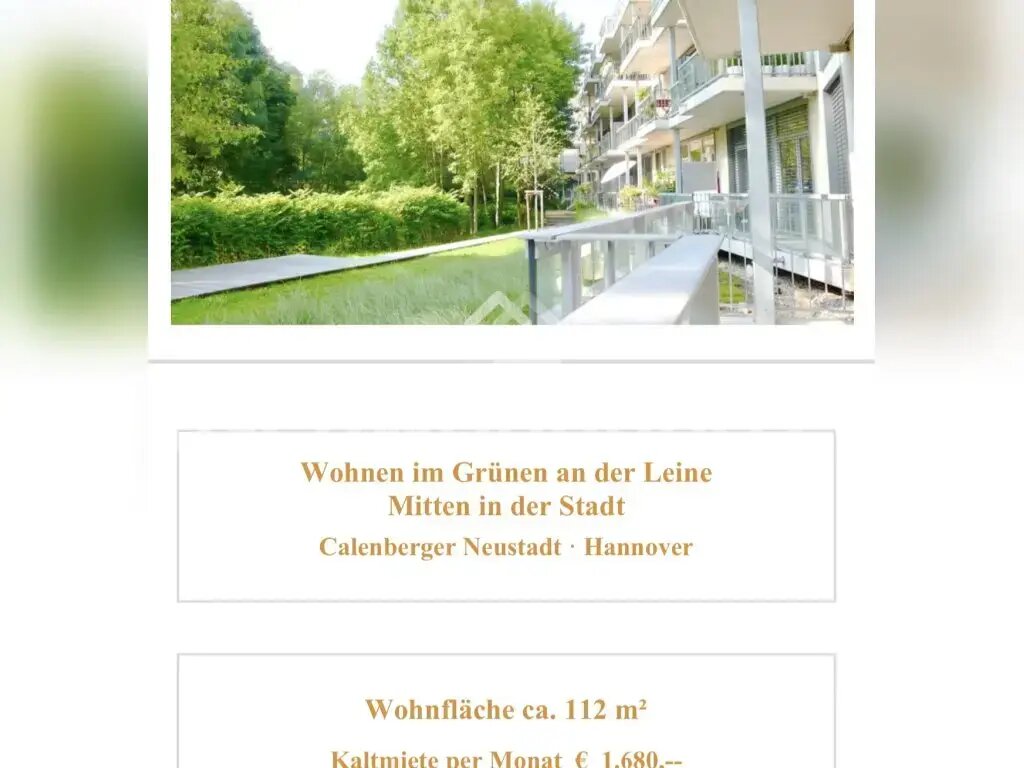 Wohnung zur Miete Tauschwohnung 1.668 € 3 Zimmer 112 m²<br/>Wohnfläche EG<br/>Geschoss Calenberger Neustadt Hannover 30169