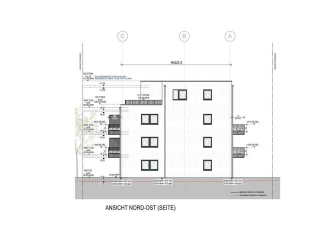 Wohnung zur Miete - Erstbezug 617 € 4 Zimmer 92,7 m² 2. Geschoss Neukirchener Ring / Gartenstraße Neukirchen Neukirchen-Vluyn 47506