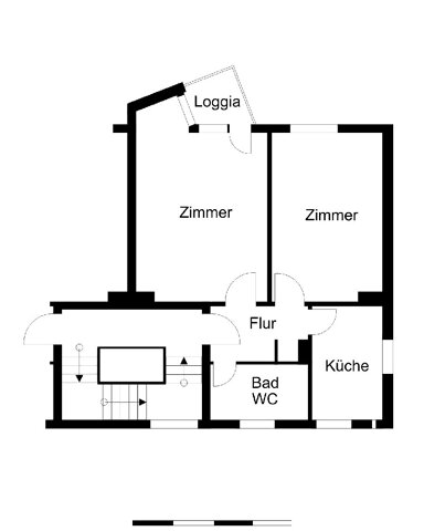 Wohnung zur Miete 305 € 2 Zimmer 52,8 m² 1. Geschoss frei ab 16.11.2024 Auerstraße 7 E Grünhöfe Bremerhaven 27574