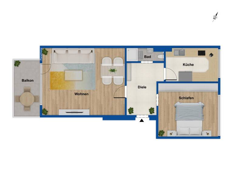 Wohnung zum Kauf 489.000 € 3 Zimmer 93,3 m²<br/>Wohnfläche 2.<br/>Geschoss Golzheim Düsseldorf 40474