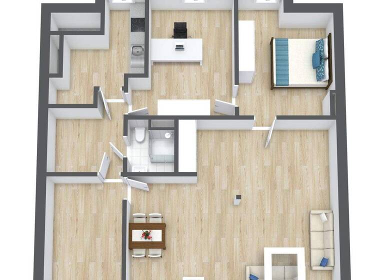 Wohnung zum Kauf 229.000 € 3 Zimmer 79,2 m² 5. Geschoss Barkhof Bremen 28209