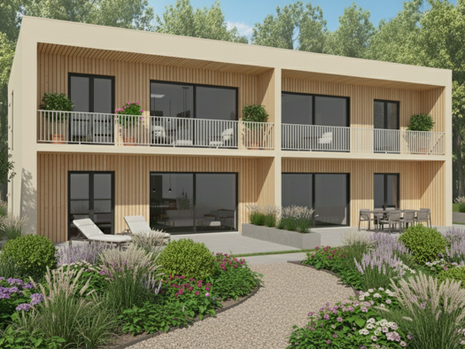 Wohnung zum Kauf - Erstbezug 319.120 € 3 Zimmer 81 m² 2 Geschosse Pouch Muldestausee 06774