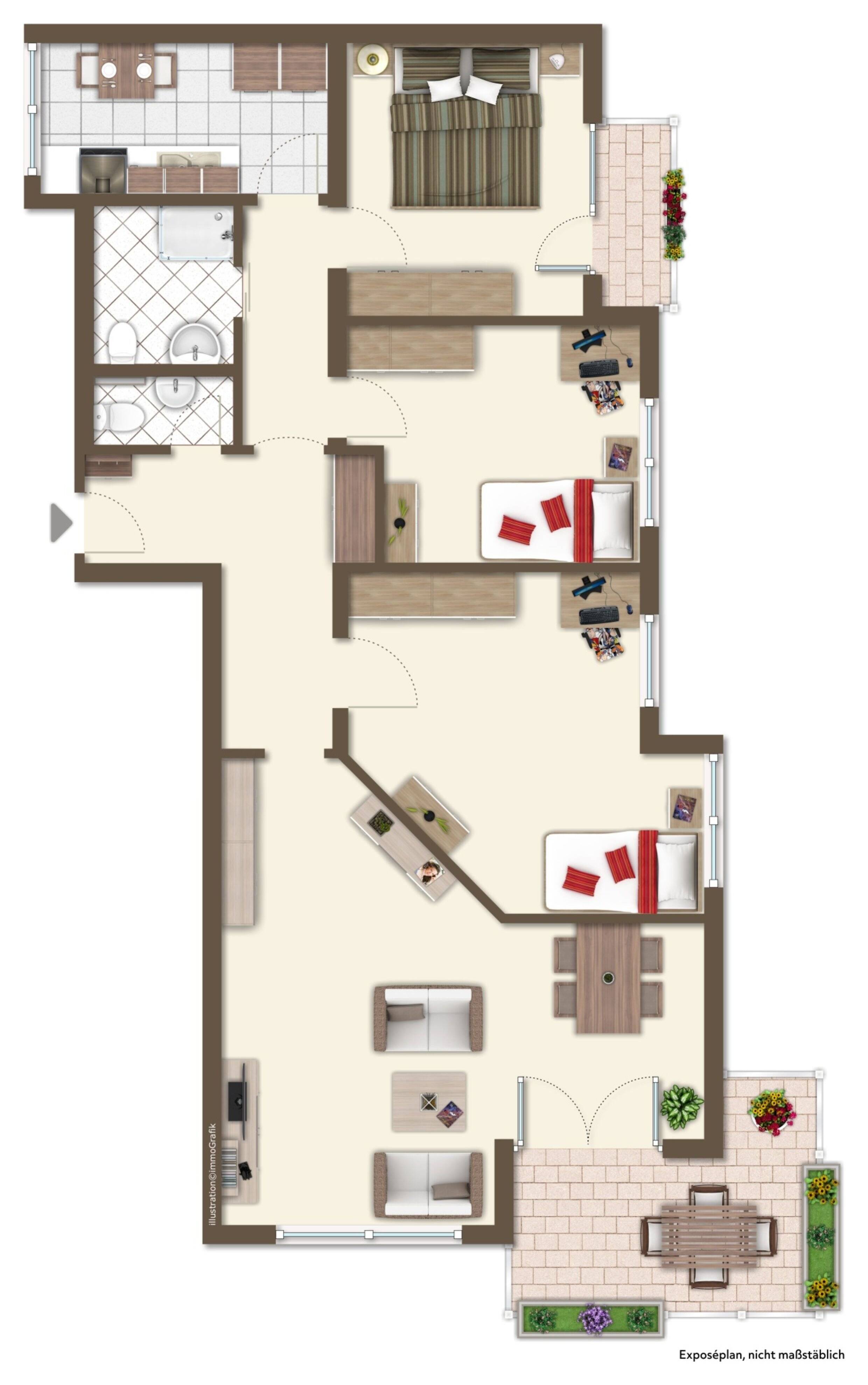 Wohnung zum Kauf 449.000 € 4,5 Zimmer 107 m²<br/>Wohnfläche ab sofort<br/>Verfügbarkeit Möglingen 71696