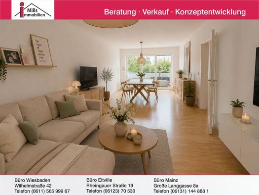 Wohnung zum Kauf 439.000 € 4 Zimmer 88 m² 1. Geschoss Wiesbaden Wiesbaden 65189